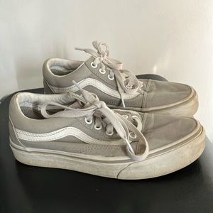 Grey and white vans good condition
